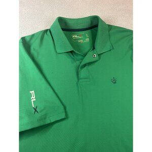 RLX Ralph Lauren Performance Golf Polo Shirt Men’s Large Augusta Country Club GA